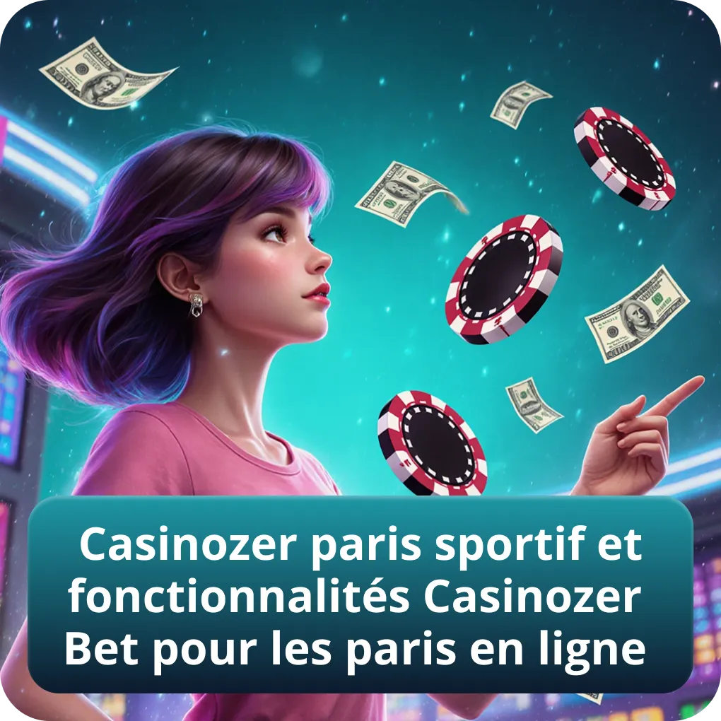 Casinozer paris sportif et fonctionnalités Casinozer Bet pour les paris en ligne