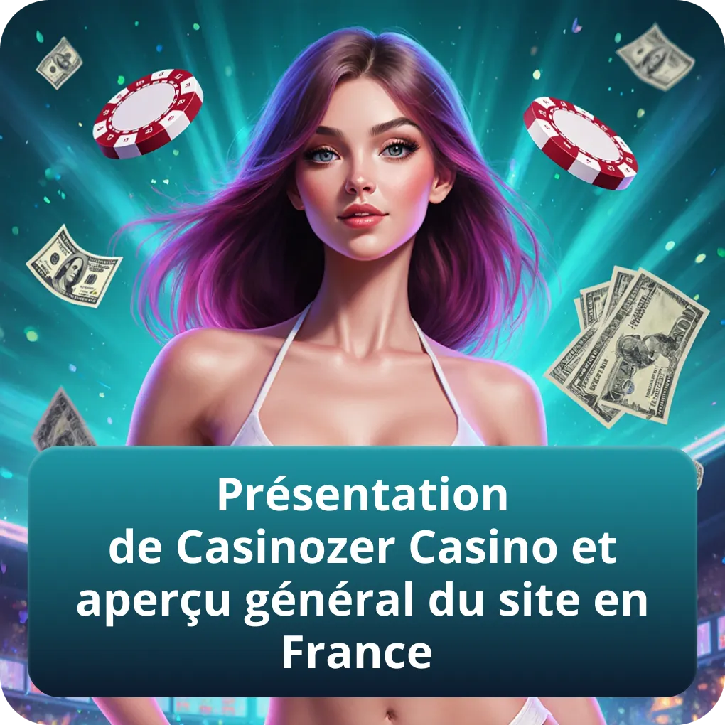 Présentation de Casinozer Casino et aperçu général du site en France