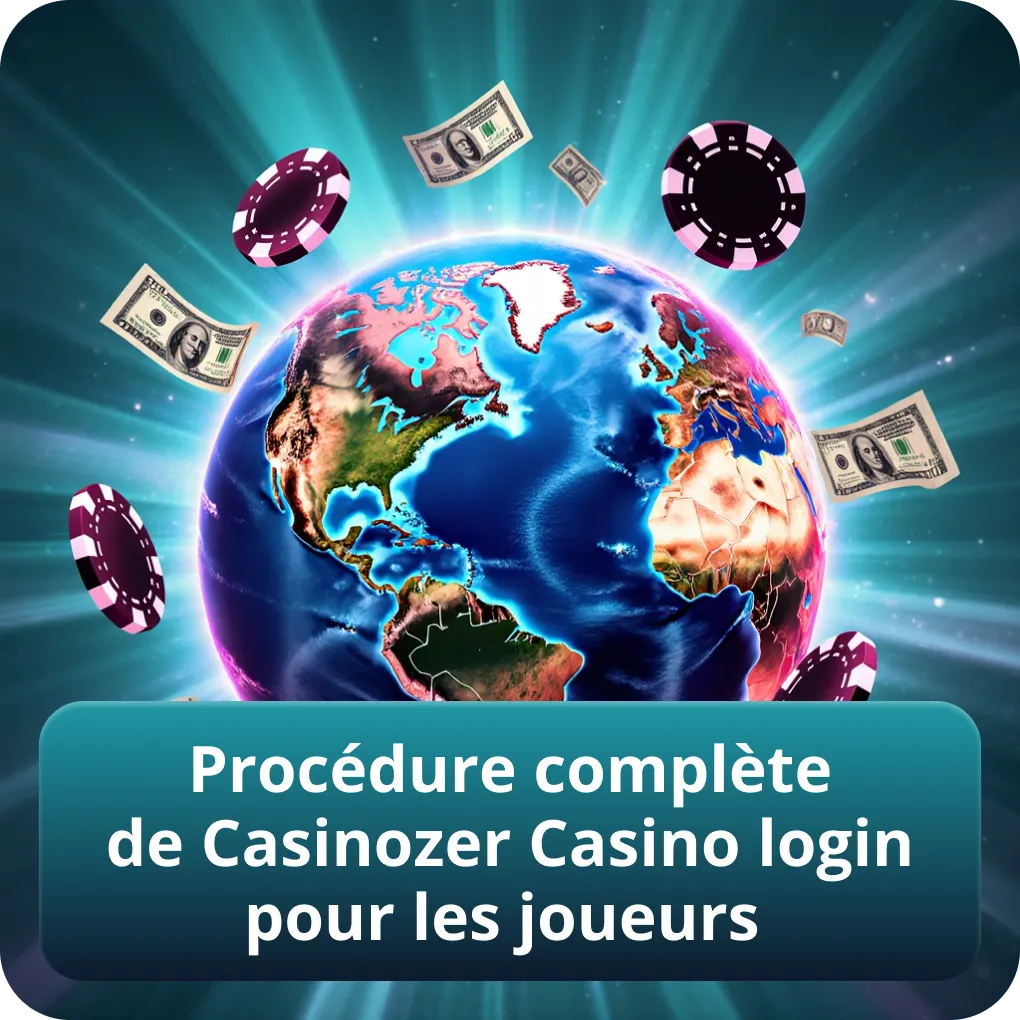 Procédure complète de Casinozer Casino login pour les joueurs