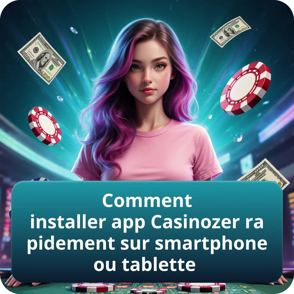 Comment installer app Casinozer rapidement sur smartphone ou tablette
